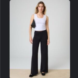 Glassons Black Wide-Leg Knit Pants